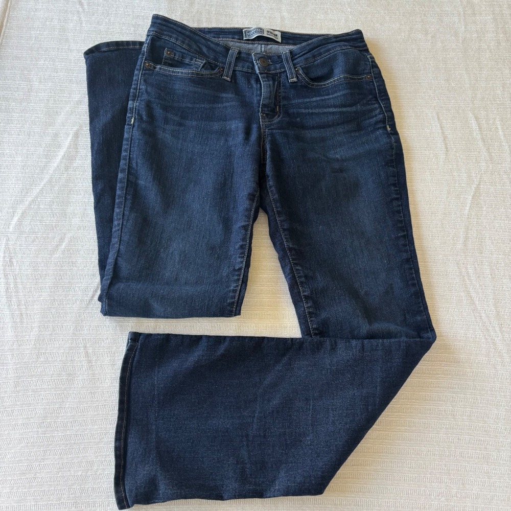 Signature by Levi Strauss & Co Womens Modern Bootcut Jeans Dark Wash Size 4M